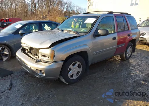 2002 Chevrolet Trailblazer Ls from USA, damaged, VIN 1GNDT13S322233901